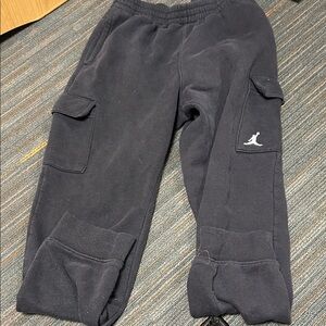 Jordan Black Cargo Joggers